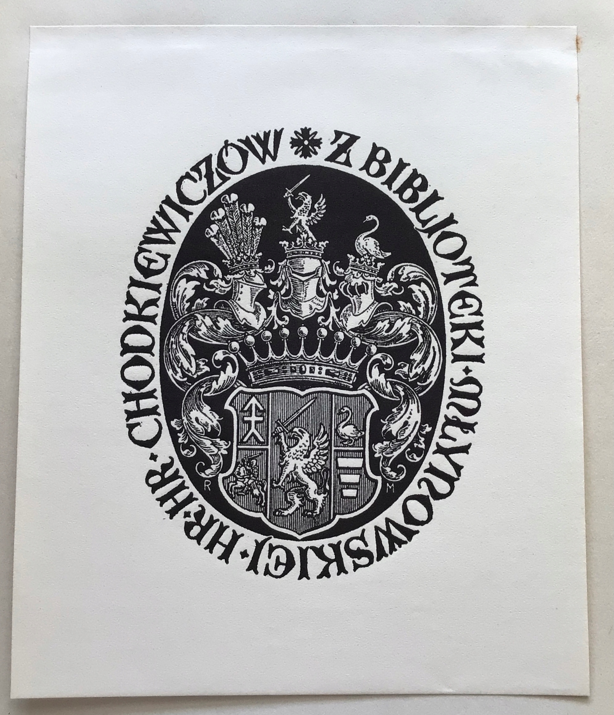 Ex-libris Rudolf Mękicki / Chodkiewiczów
