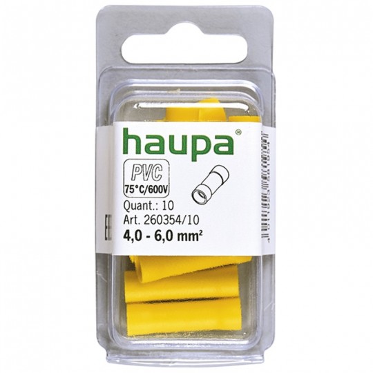 

Haupa Złączka doczołowa izolowana 4,0-6 mm Pvc