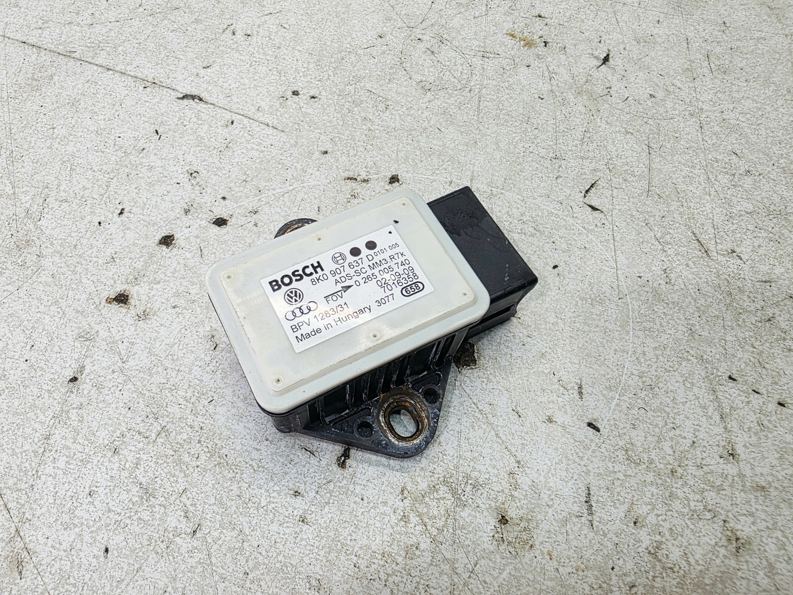 Sensor ODCHYLENIA KATOWEGO ESP AUDI A4 B8 A5 8T 8K0907637D