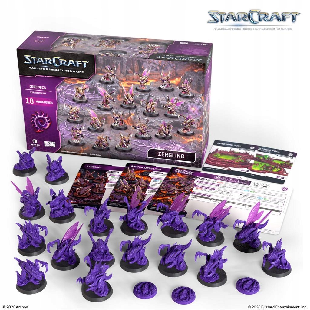 StarCraft The Miniatures Game Zergling Zerg Expansion Set
