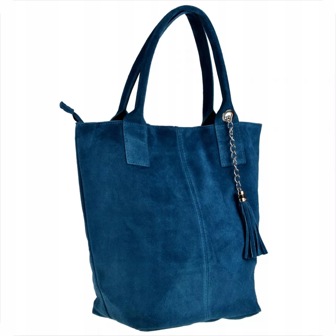 Borse in Pelle Torebka shopper Skóra zamszowa natu 12377975753 - Allegro.pl