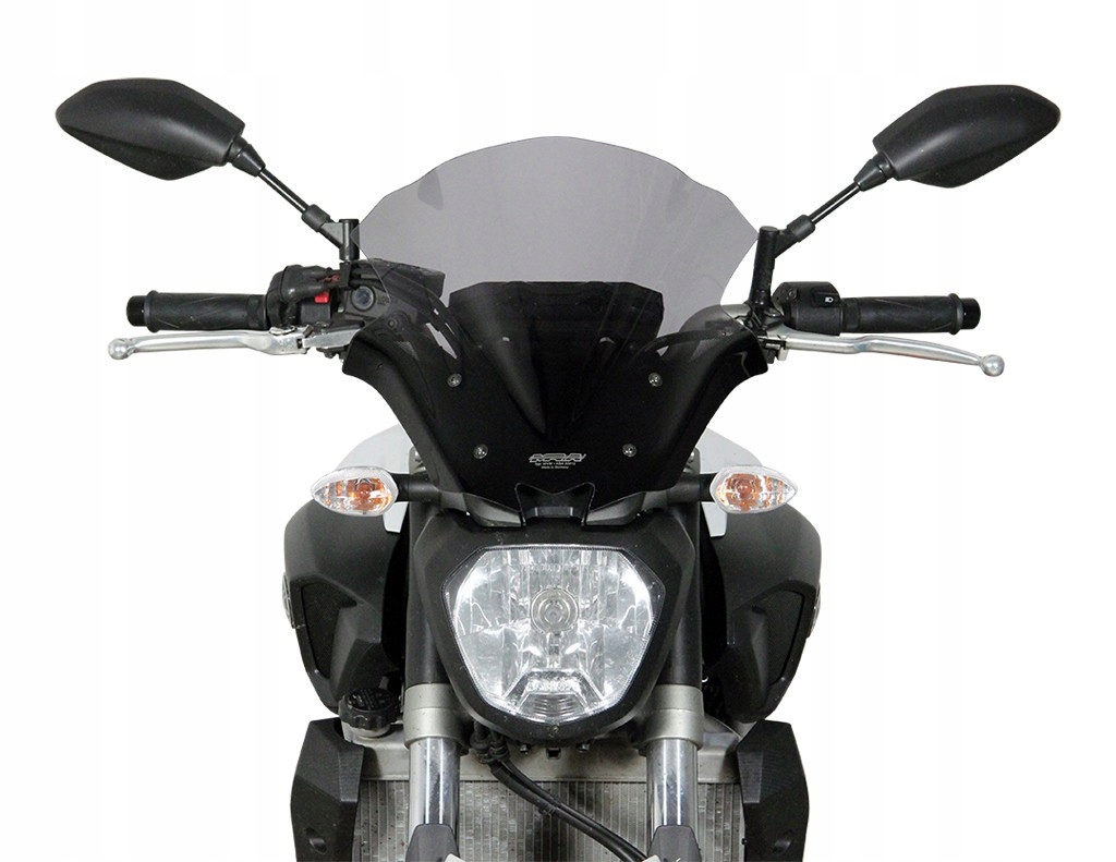 Motocyklové sklo Mra Yamaha FZ-07, RM04, 2014-2017, forma Nrm, čierna