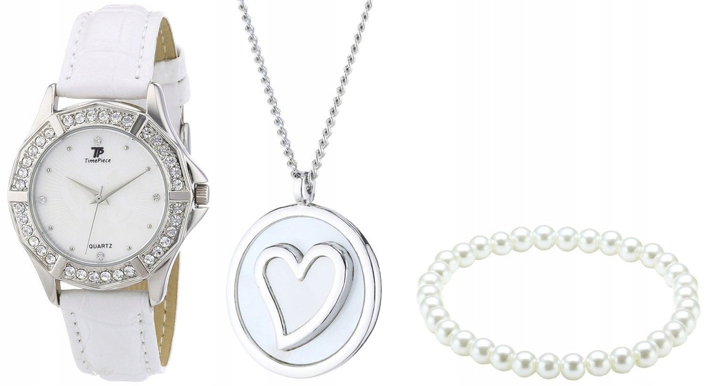 

Time Piece Set Zegarek damski Xs Kwarcowy Wisiorek