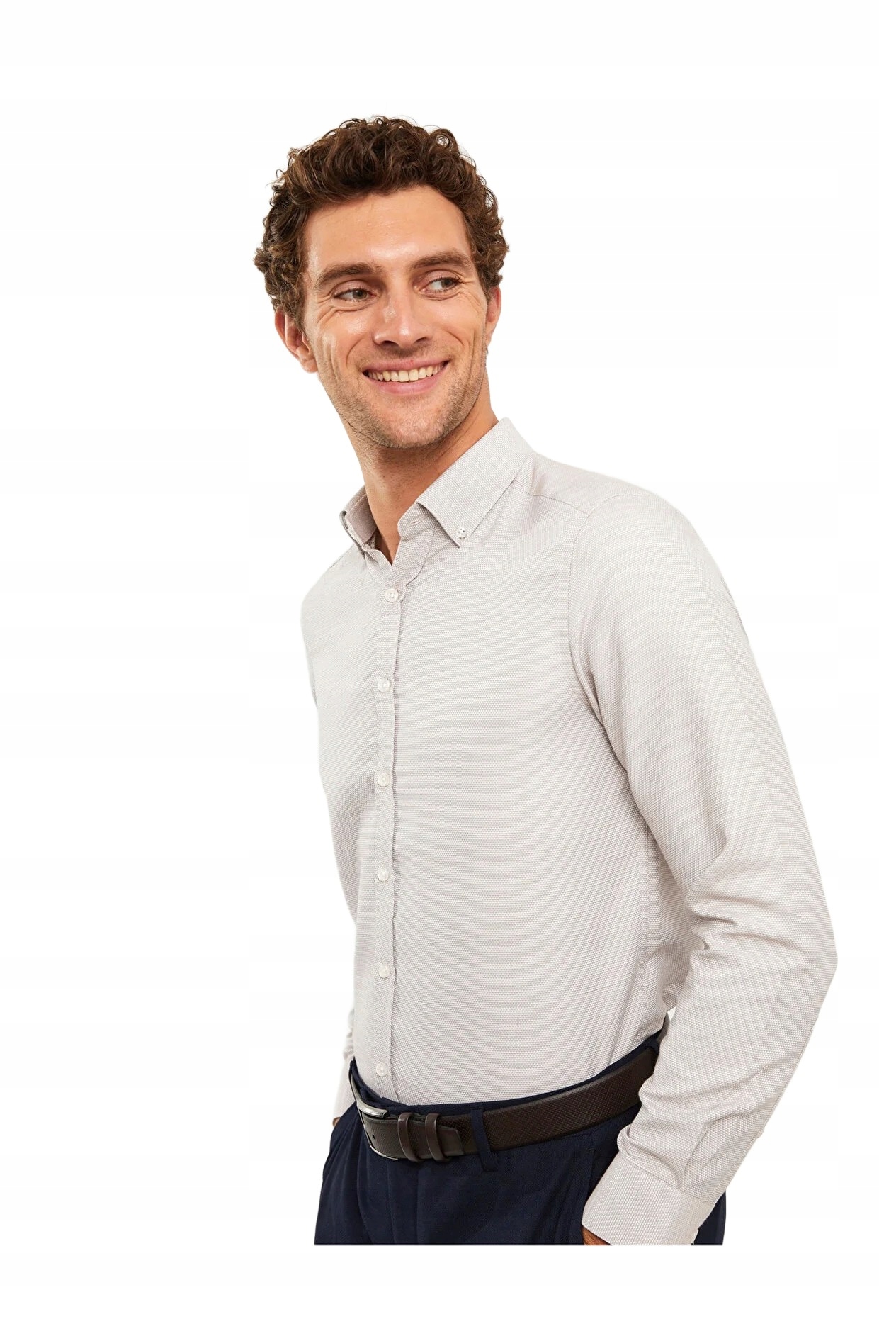 LC Waikiki Pánská Ležérní Košile S Dlouhým Rukávem A Límečkem 3XL 5DA