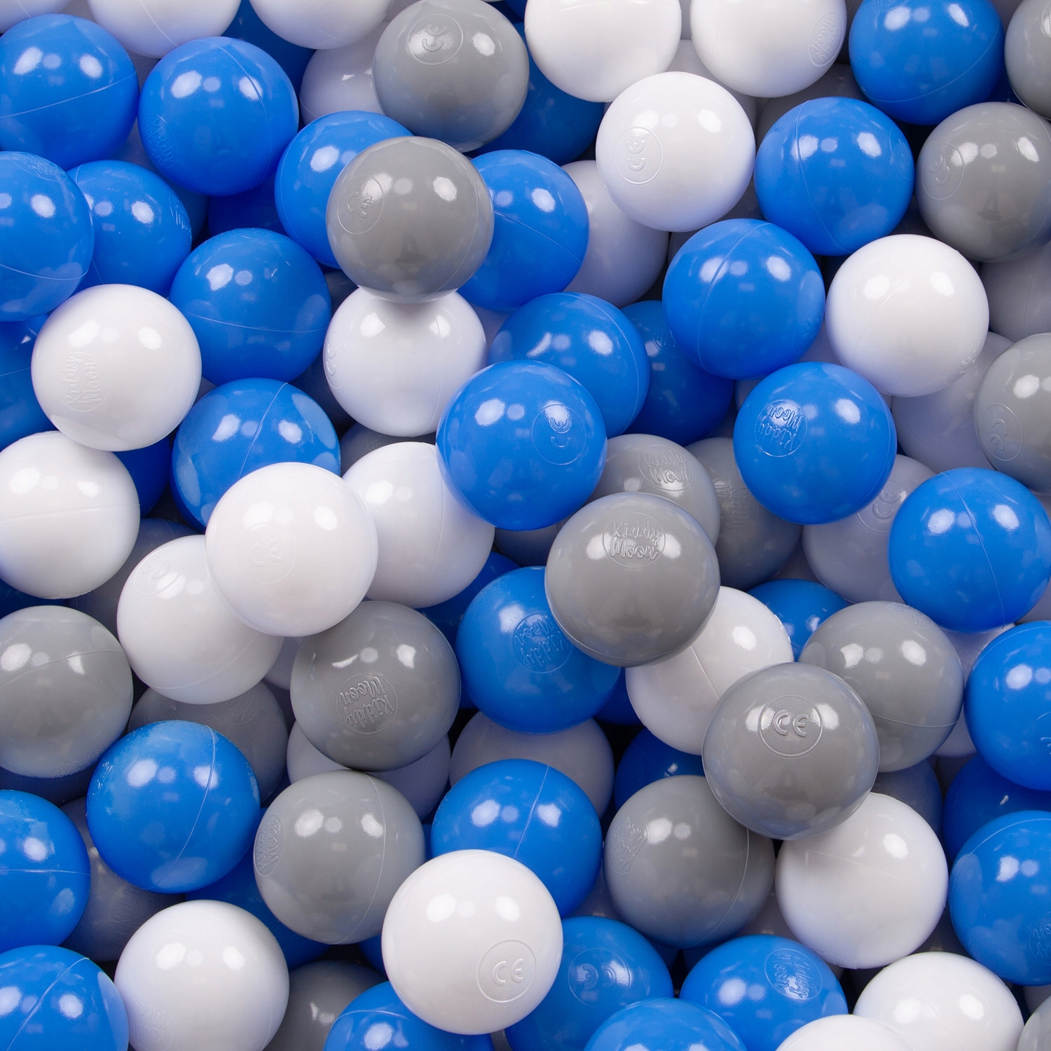 KiddyMoon kolorowe KULKI PIŁECZKI 7cm Zestaw 300