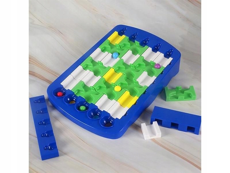 GRA LOGICZNA łamigłówka TOR PRZESZKÓD gry dla dzieci 3 4 5 6 7 8 lat latka Marka inna