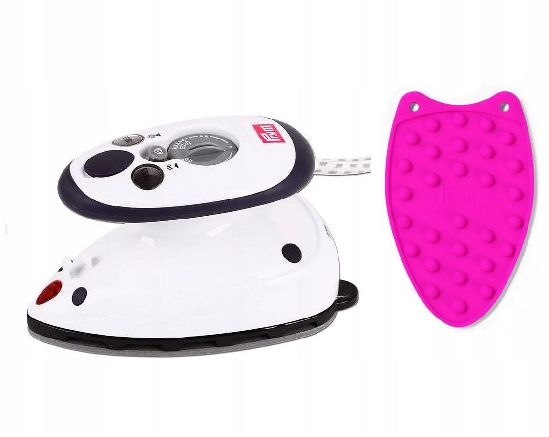 Żelazko PRYM mini krawieckie podróżne + PODKŁADKA