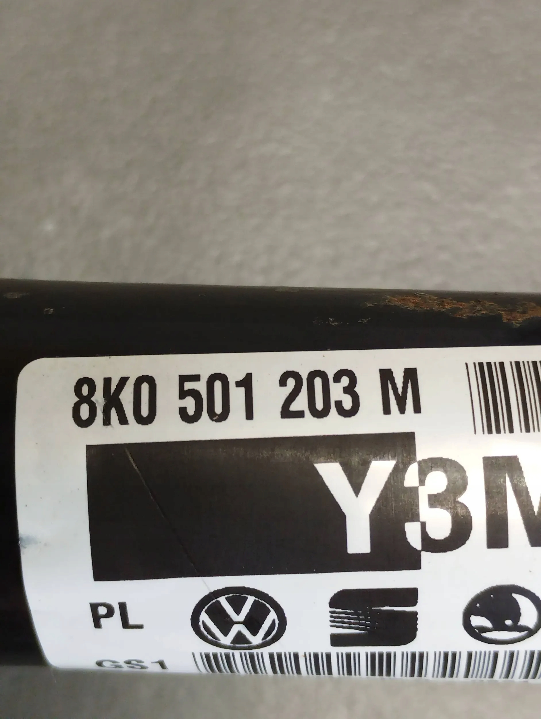 Audi A5 Sportback 8TA semi-axis rear part 8K0501203M