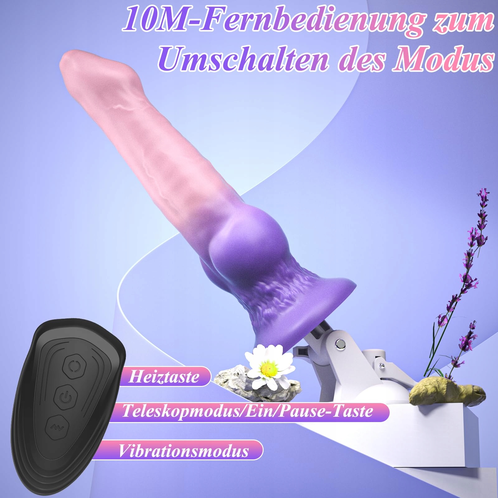 WAKELUST Dildo Wibracyjny Analny Z 3 Funkcjami I 9 Wibracjami — miniatura 6