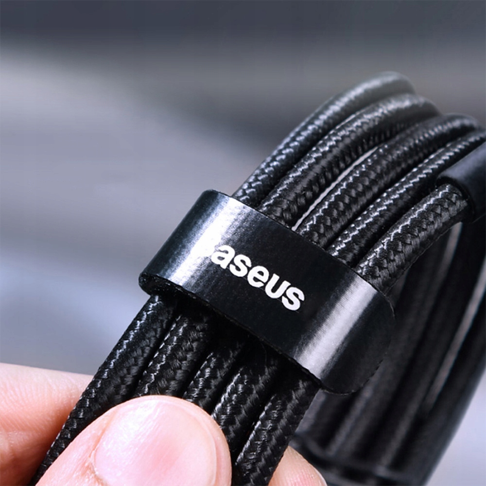 BASEUS KABEL PRZEWÓD ŁADUJĄCY USB-C POWER DELIVERY PD do MacBook 100W 2m Złącza USB typ C - USB typ C