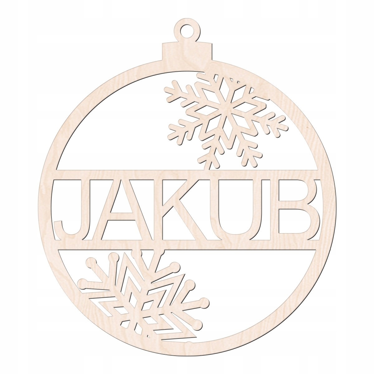 

Bombka Z Imieniem Święta Mikołaj Boże Narodzenie