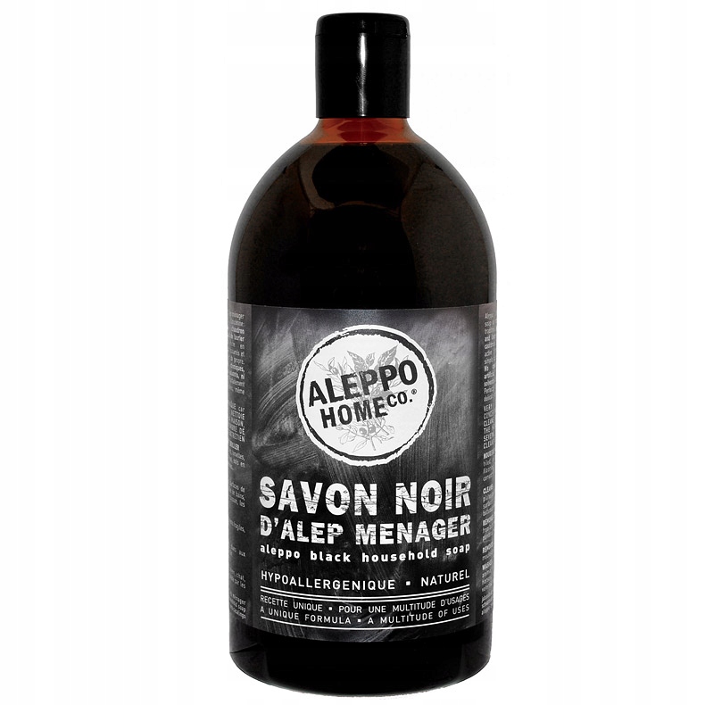 

Naturalne Czarne Mydło Aleppo Gospodarcze 1000ml