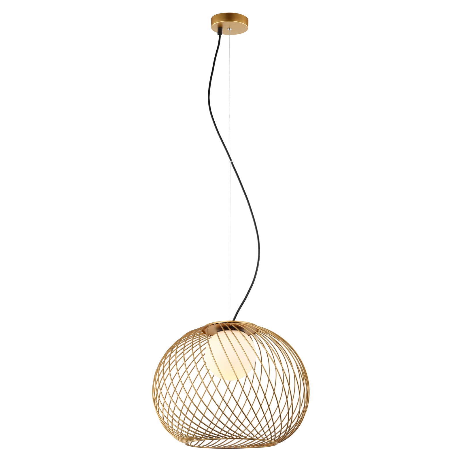 Italux Clarisa Závesná lampa Moderná zlatá Ø 43 cm MDM-3842-1 Gd