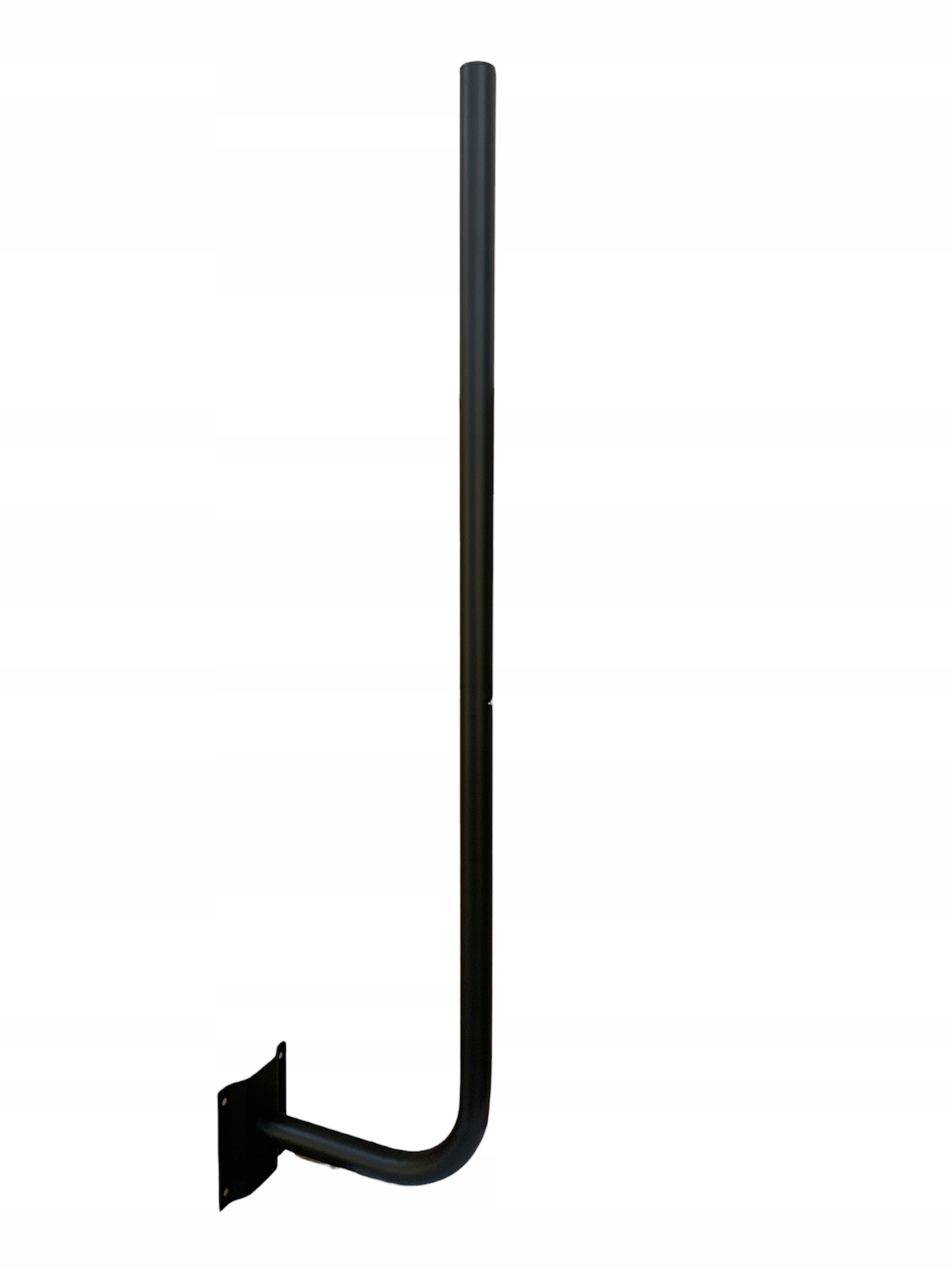 Uchwyt Antenowy Murowy E-110 Maszt 29x110 Malowany Proszkowo Czarny