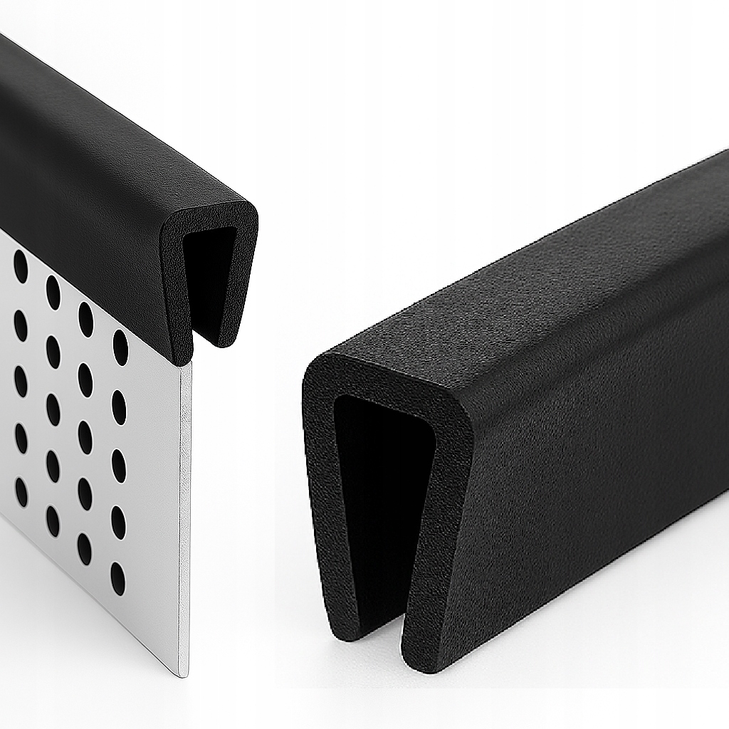 USZCZELKA KRAWĘDZIOWA ZBROJONA TYP U NA RANT 0,5-1MM UNIWERSALNA PVC