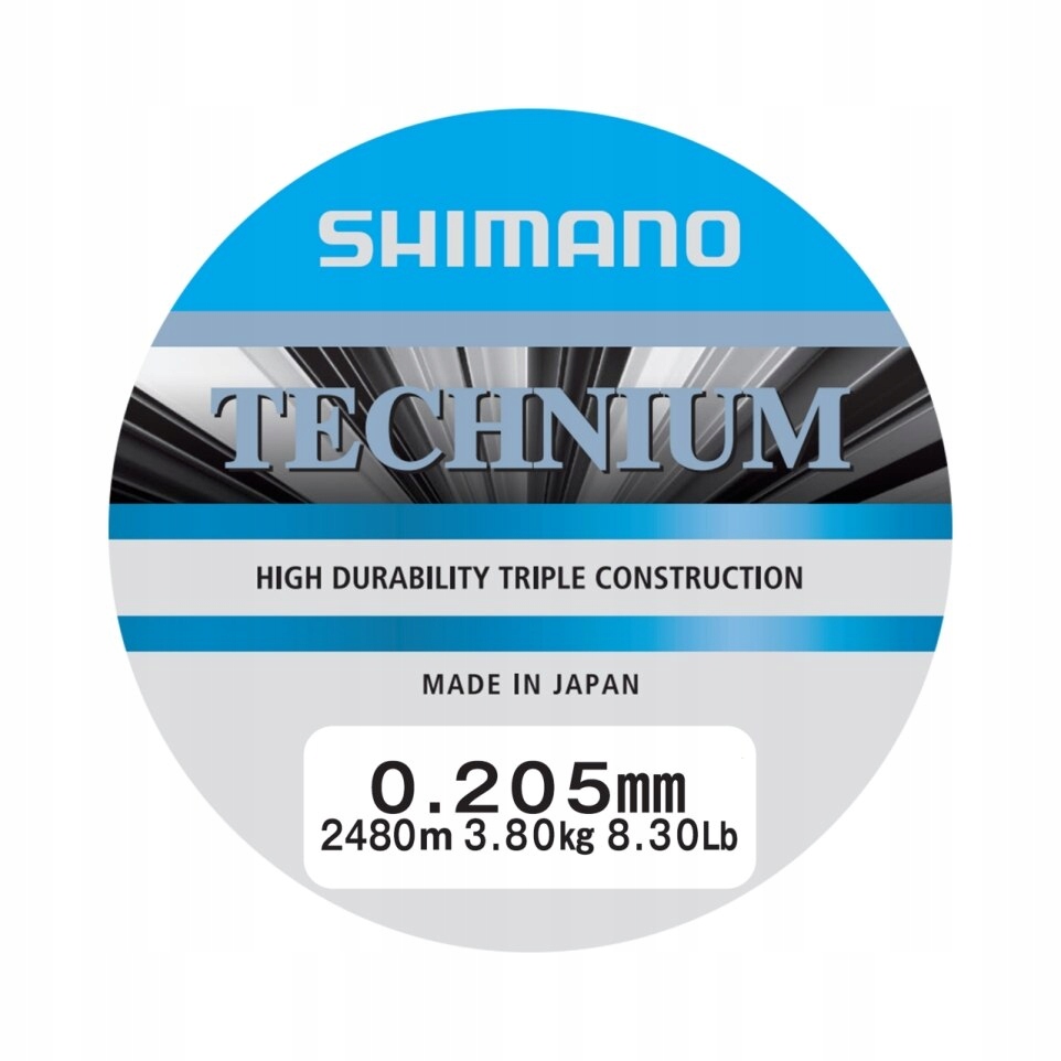 Shimano Technium 0,205 mm 2480 m Żyłka
