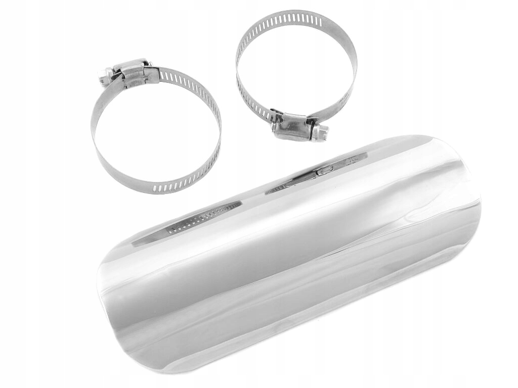 OTR-002 - МЕТАЛЛИЧЕСКАЯ КРЫШКА ГЛУШИТЕЛЯ ВЫХЛОПНОЙ ТРУБЫ ХРОМ 18,5