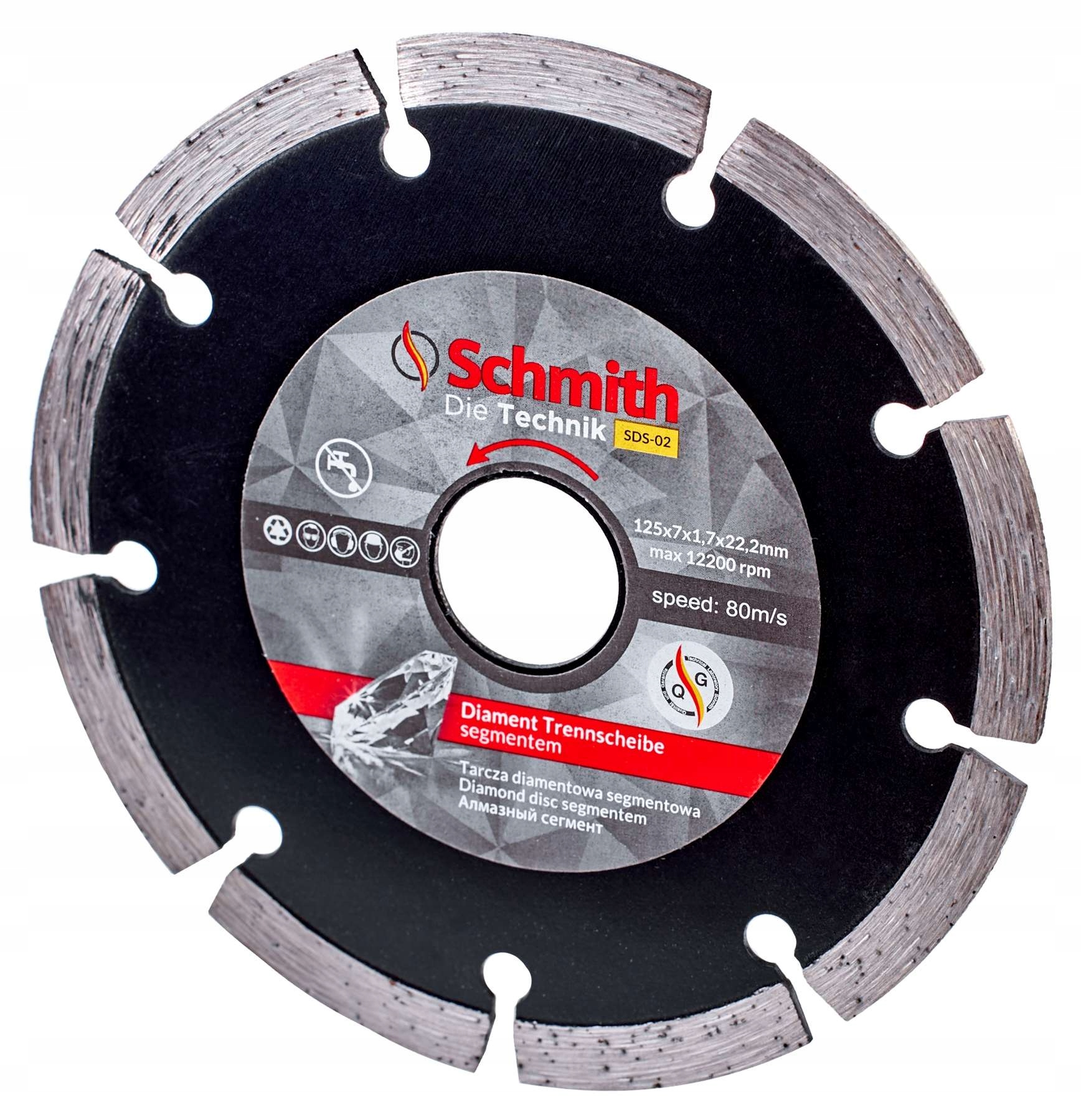 

Tarcza Diamentowa segmentowa 125mm