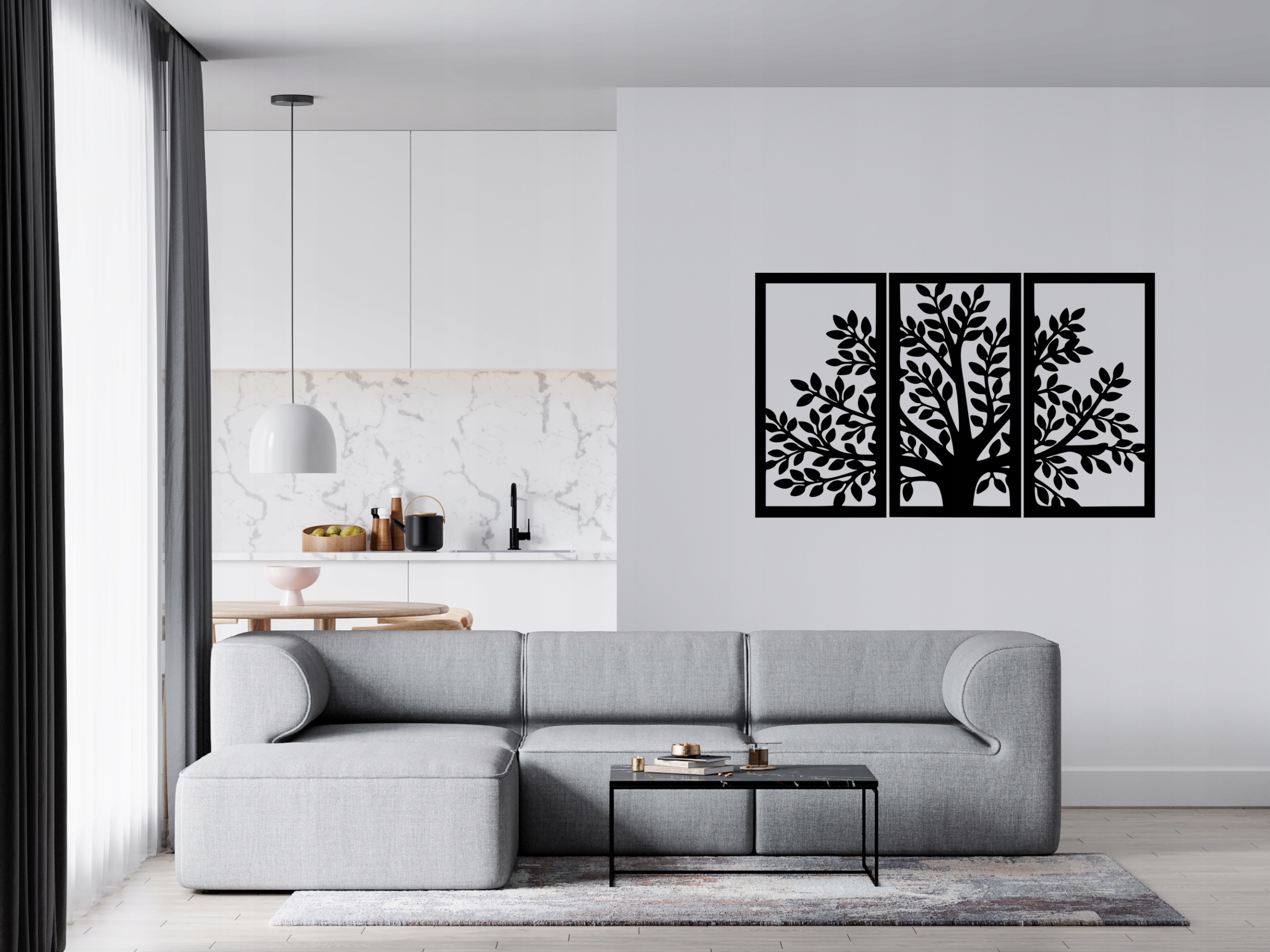 OBRAZ Naklejka ścienna drzewo A05 100x60 Szerokość produktu 60 cm