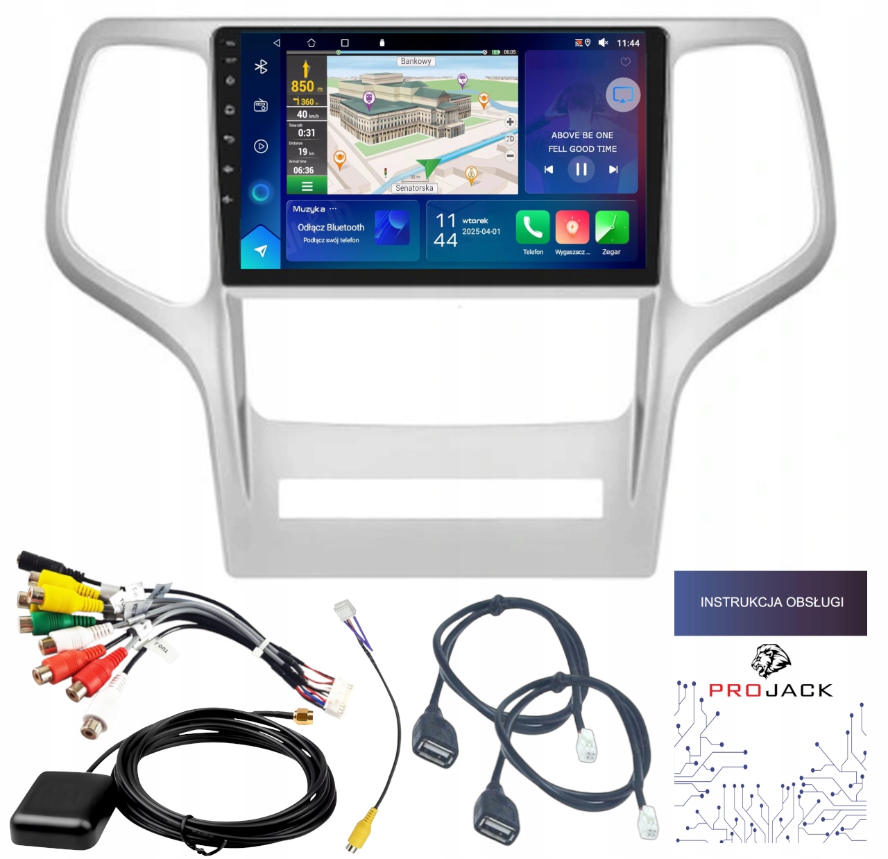 Autorádio Jeep Grand Cherokee 2008-2013 Wifi Carplay Usb 2GB 64GB