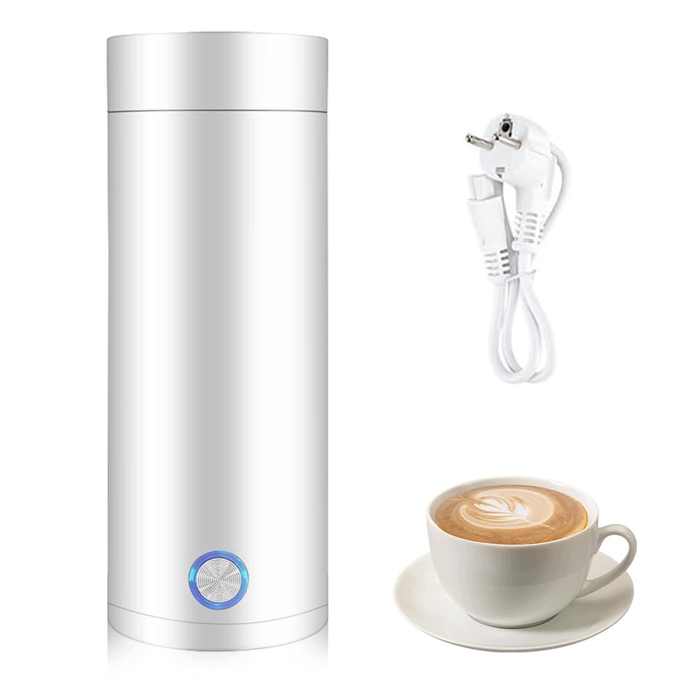 Elektrická Turistická Konvice 400 ML 300 W Cestovní Termoska 3V1