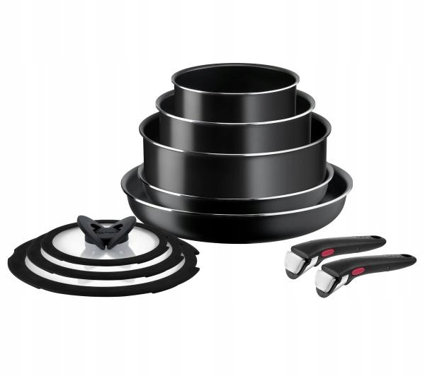 Sada hrncov Tefal Ingenio Easy Cook &amp; Clean nerez 10 el.