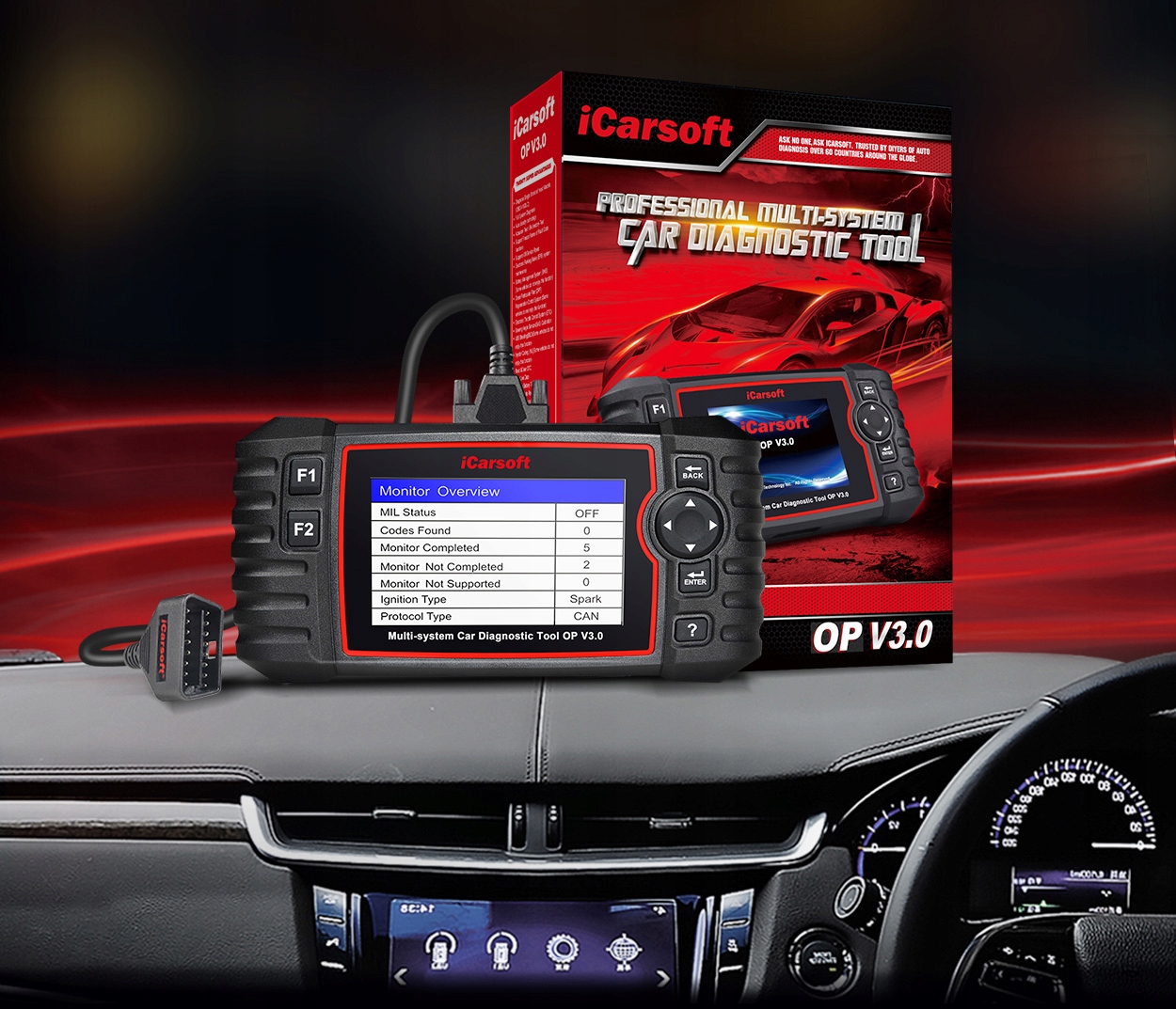 Skaner OBD2 iCarsoft OP V3.0 Opel Kod producenta 200314