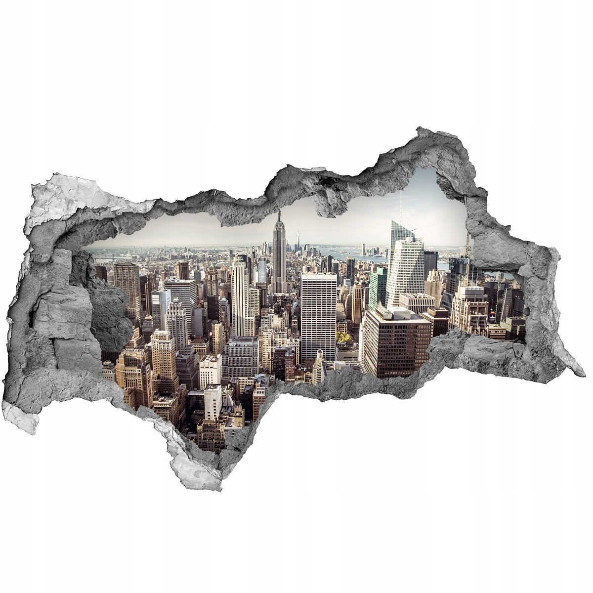 

Fototapeta dziura na ścianę 3d Nowy Jork 95x73