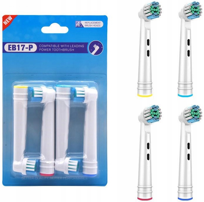 

Końcówki do szczoteczki Oral-B Braun EB17-P 4 szt.