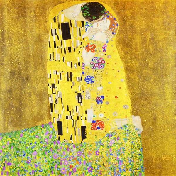 Gustav Klimt Pocalunek Kiss Obraz Na Plotnie 7366015698 Allegro Pl