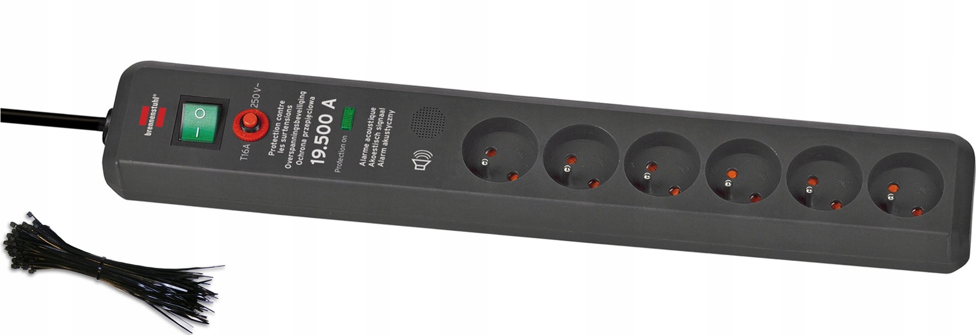 19500A Přepěťová ochrana Prodlužovací kabel 3 m