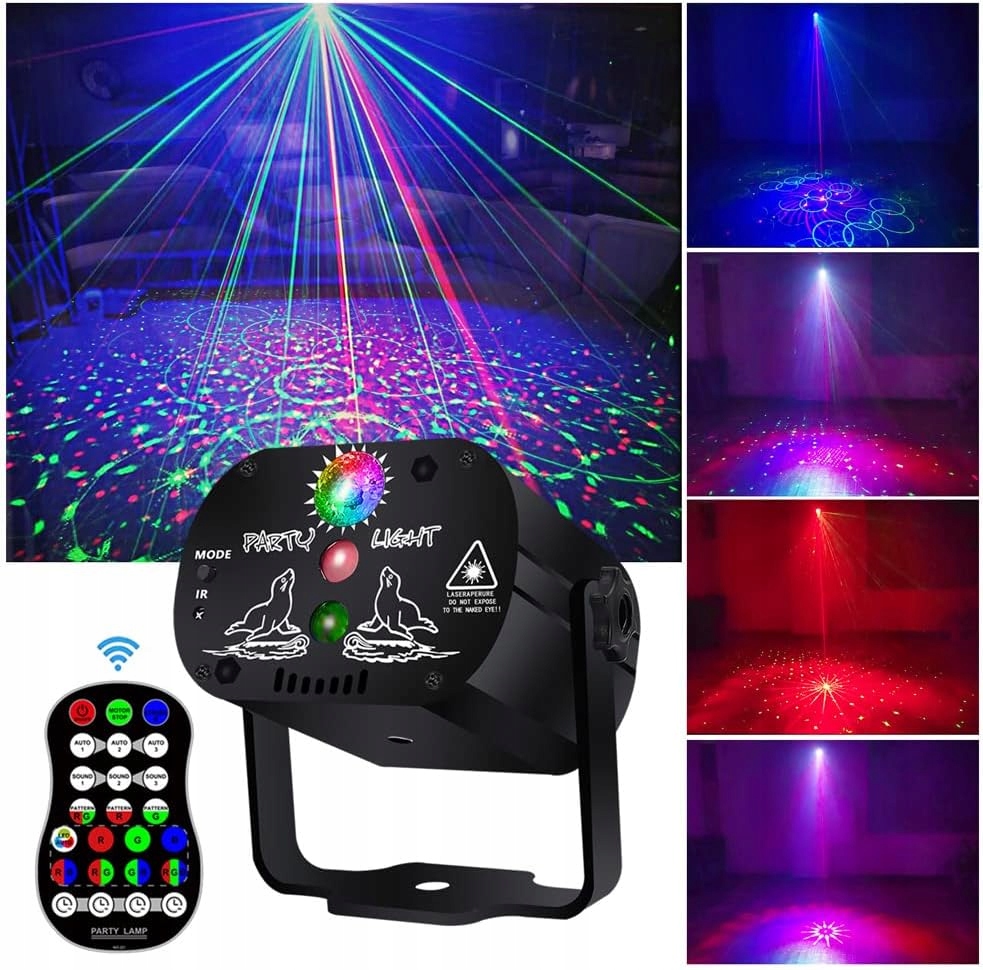 Laserové scénické Led s možností ovládání v plné barvě