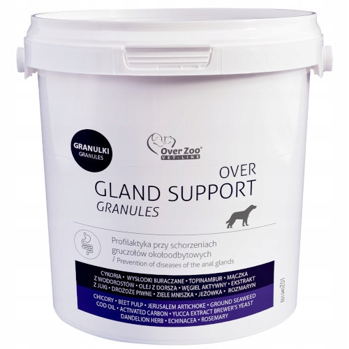 Over Zoo Vet Line Gland Support gruczoły granulki dla psów 600g