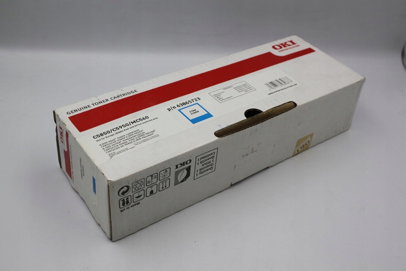 Oki C5850 43865723 originálny toner cyan