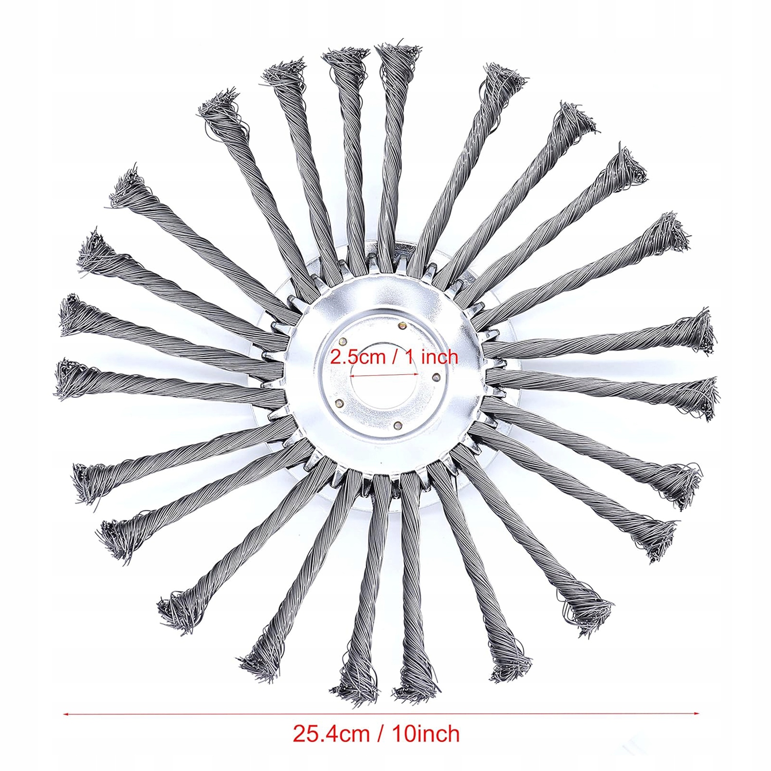 TARCZA SZCZOTKA DRUCIANA DRUCIAK DO KOSY SPALINOWEJ CHWASTÓW DRUT 25CM Rodzaj głowica