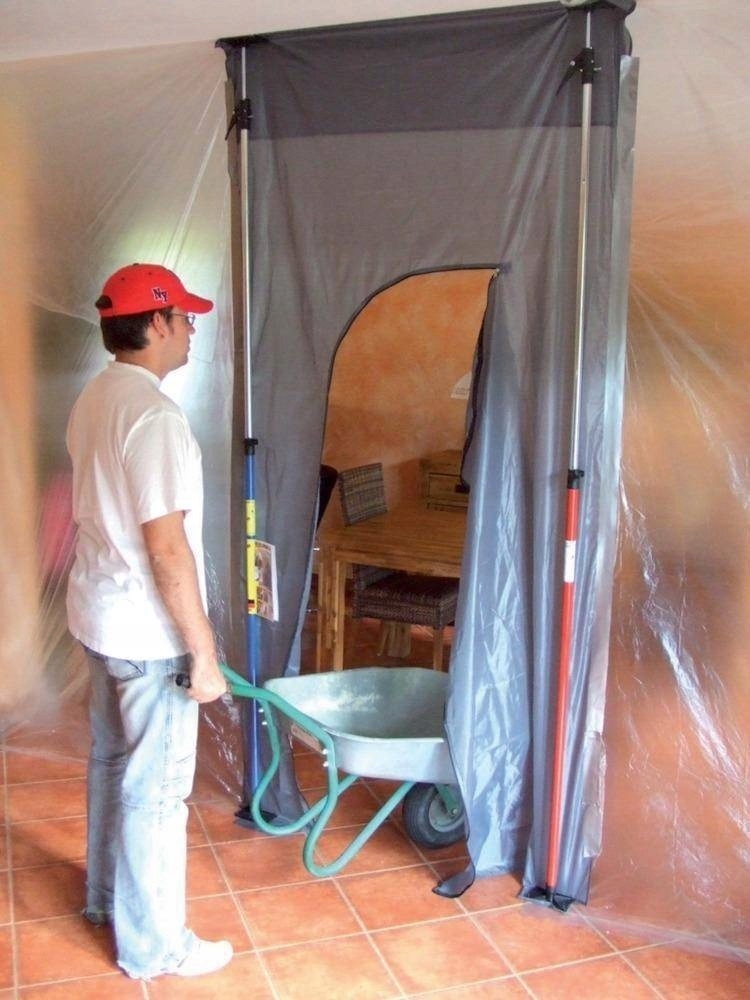 Dvere do protiprachovej záclony 130 x 310 cm