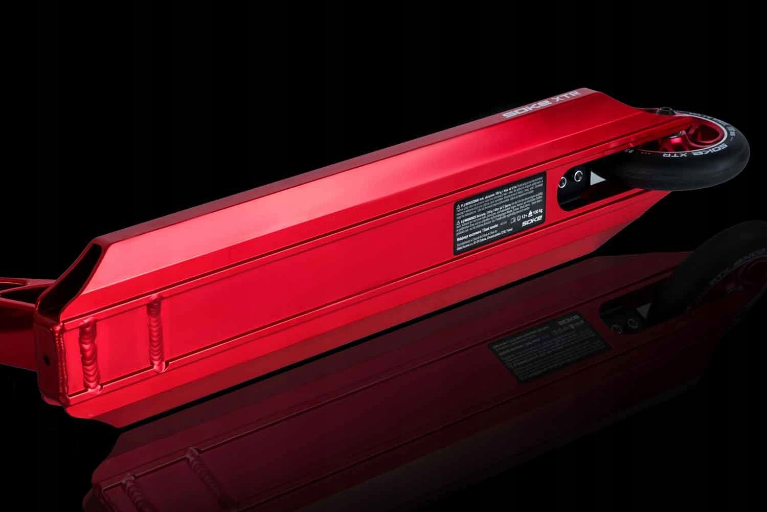 HULAJNOGA WYCZYNOWA DO TRIKÓW TRIKI STUNT SKATE PRO FREESTYLE ABEC9 100KG Wysokość kierownicy 85-85 cm