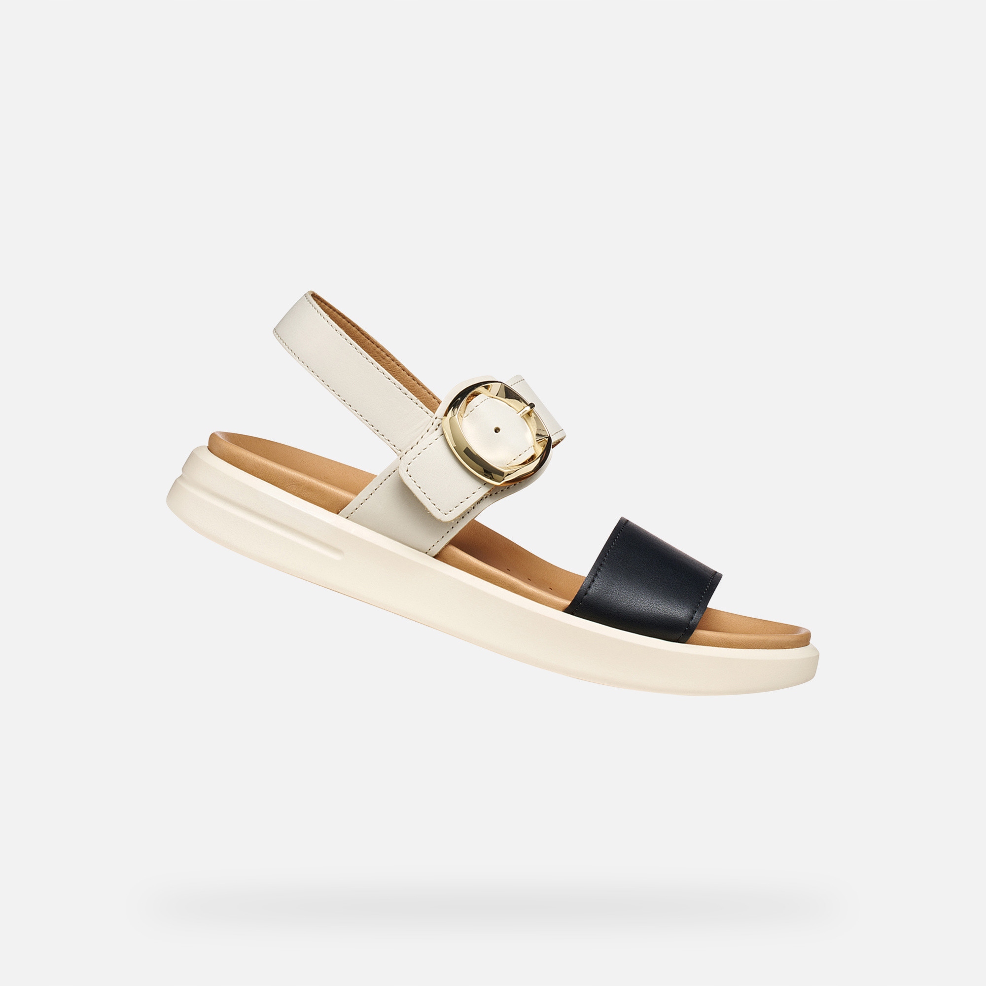 Geox Krémové dámské sandály Geox Xand 2S