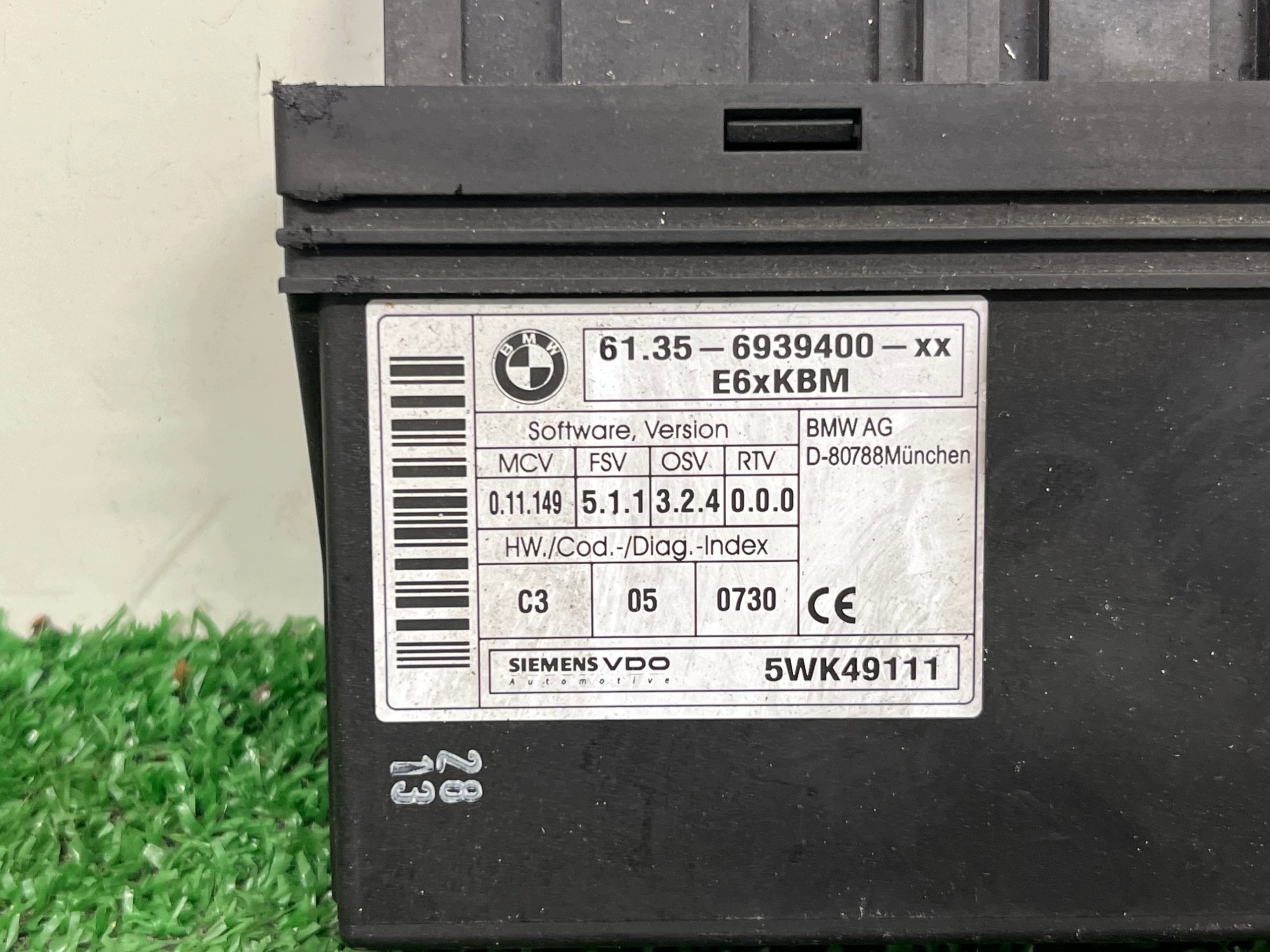 comfort control unit BMW E60 61356939400