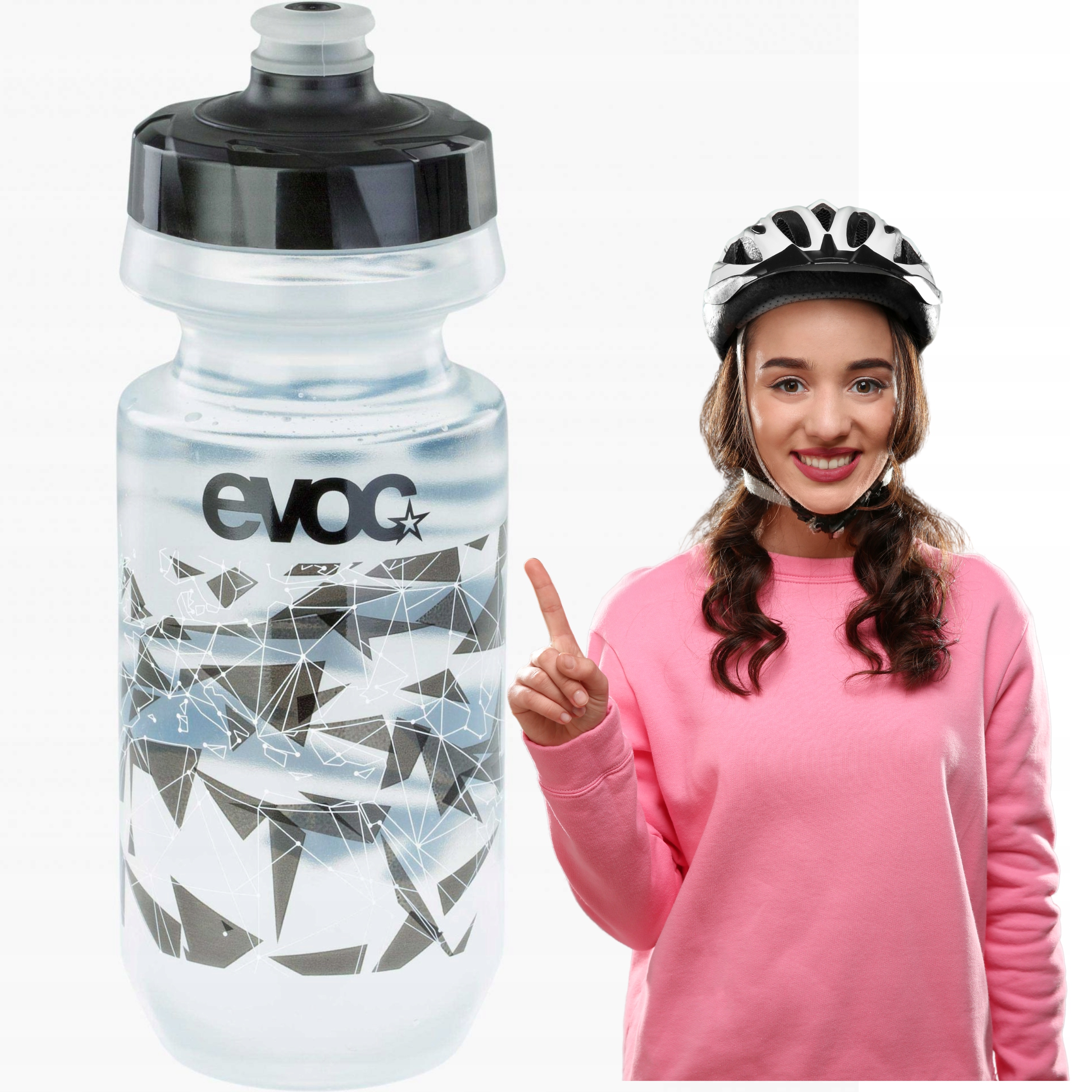 Bidon Evoc Drink Bottle 0,55L white