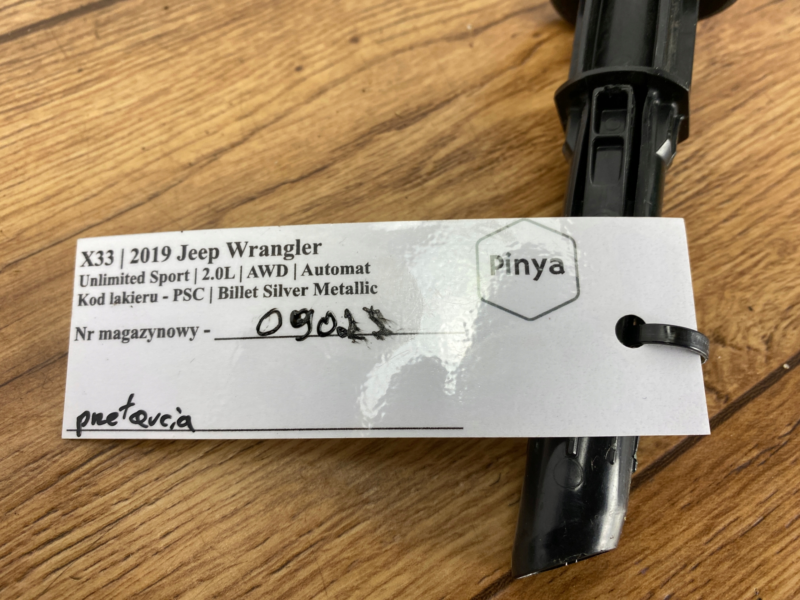 Support plaque zaglowka Jeep Wrangler JL 2018+ USA