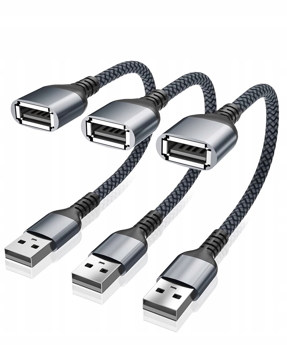 RUXELY blokada danych USB 3 szt adapter USB A do ładowania telefonu