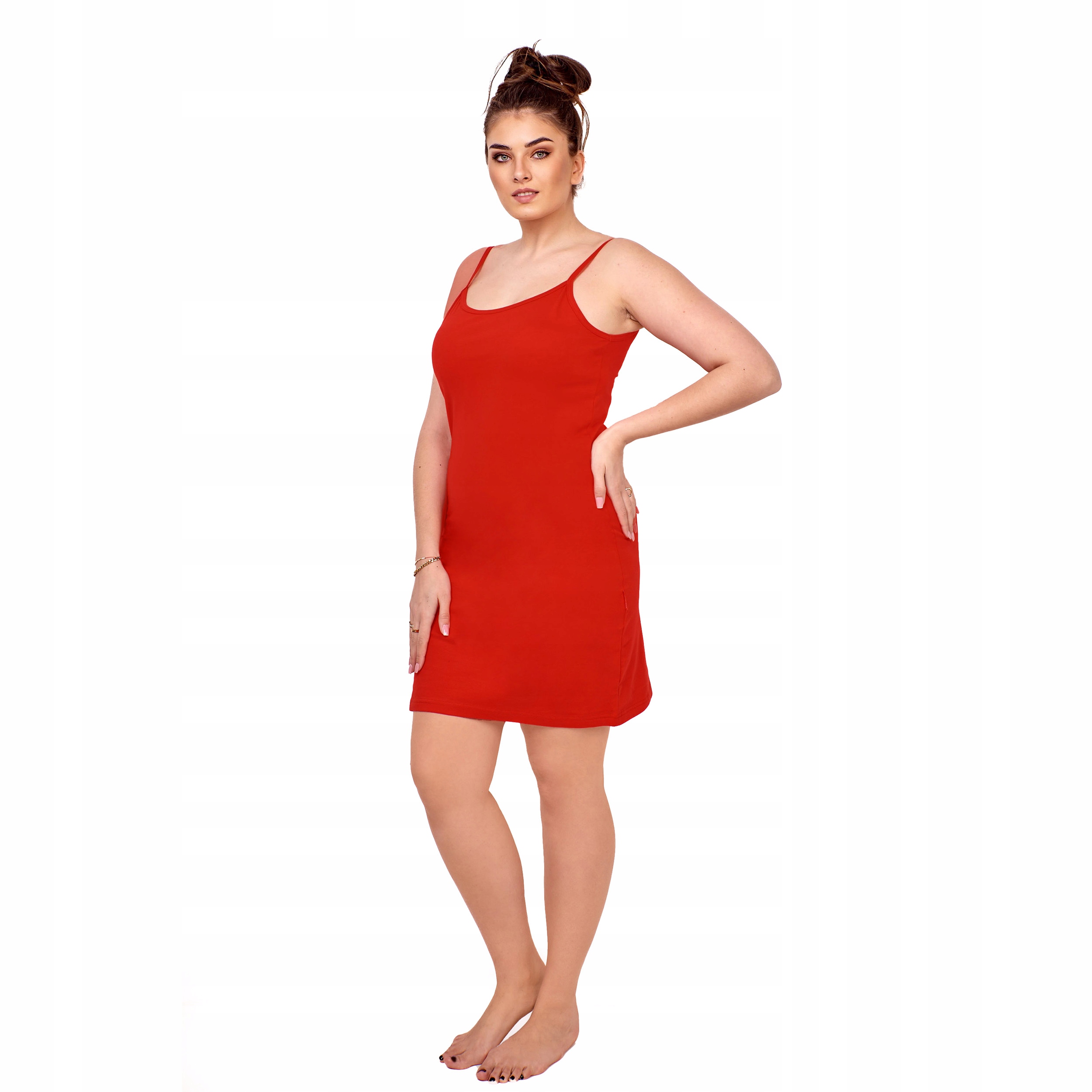 

Elegancka Sukienka Na Codzień Lato Bawełniane 4XL