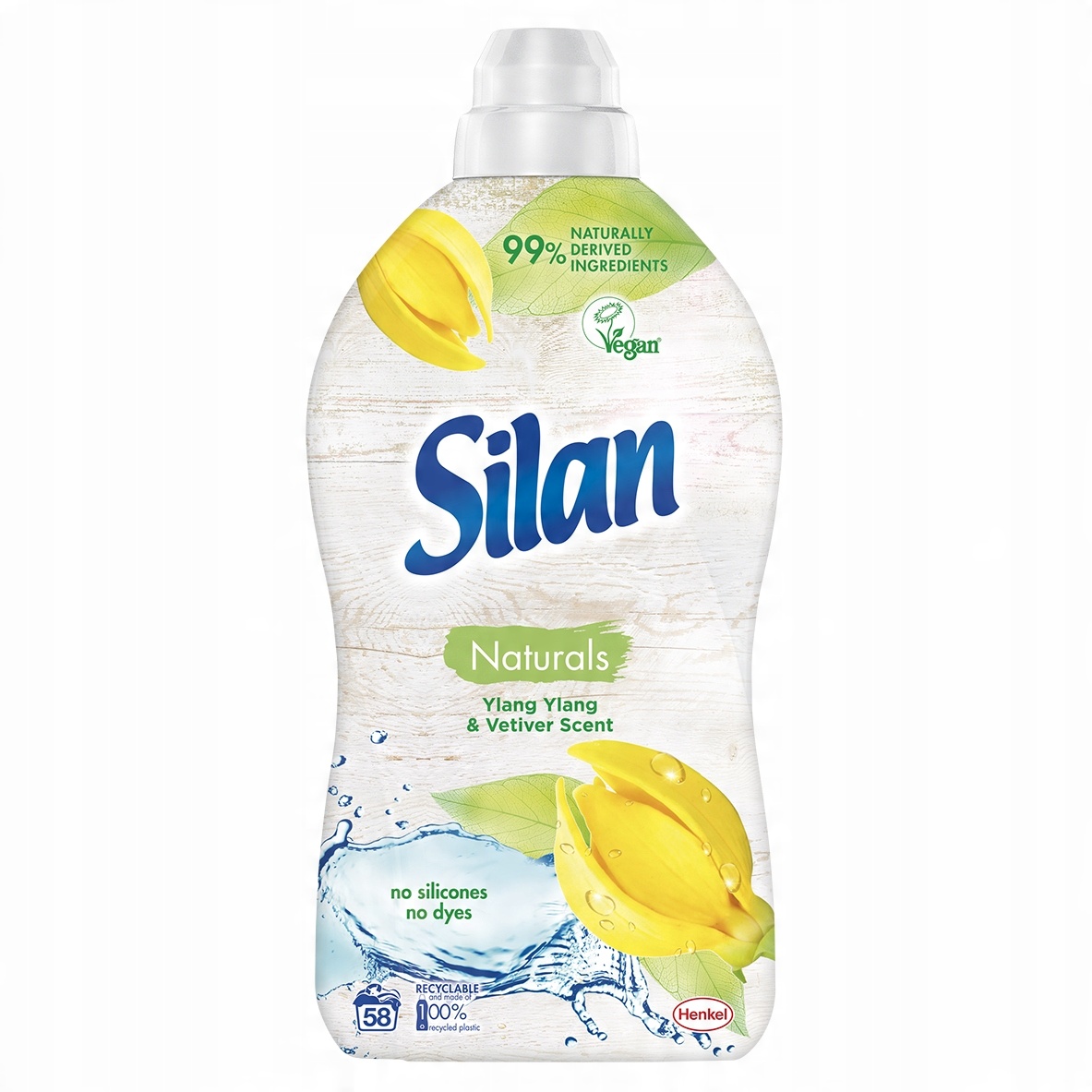 

Płyn do płukania Silan Naturals Ylang 58 pr 1,45L