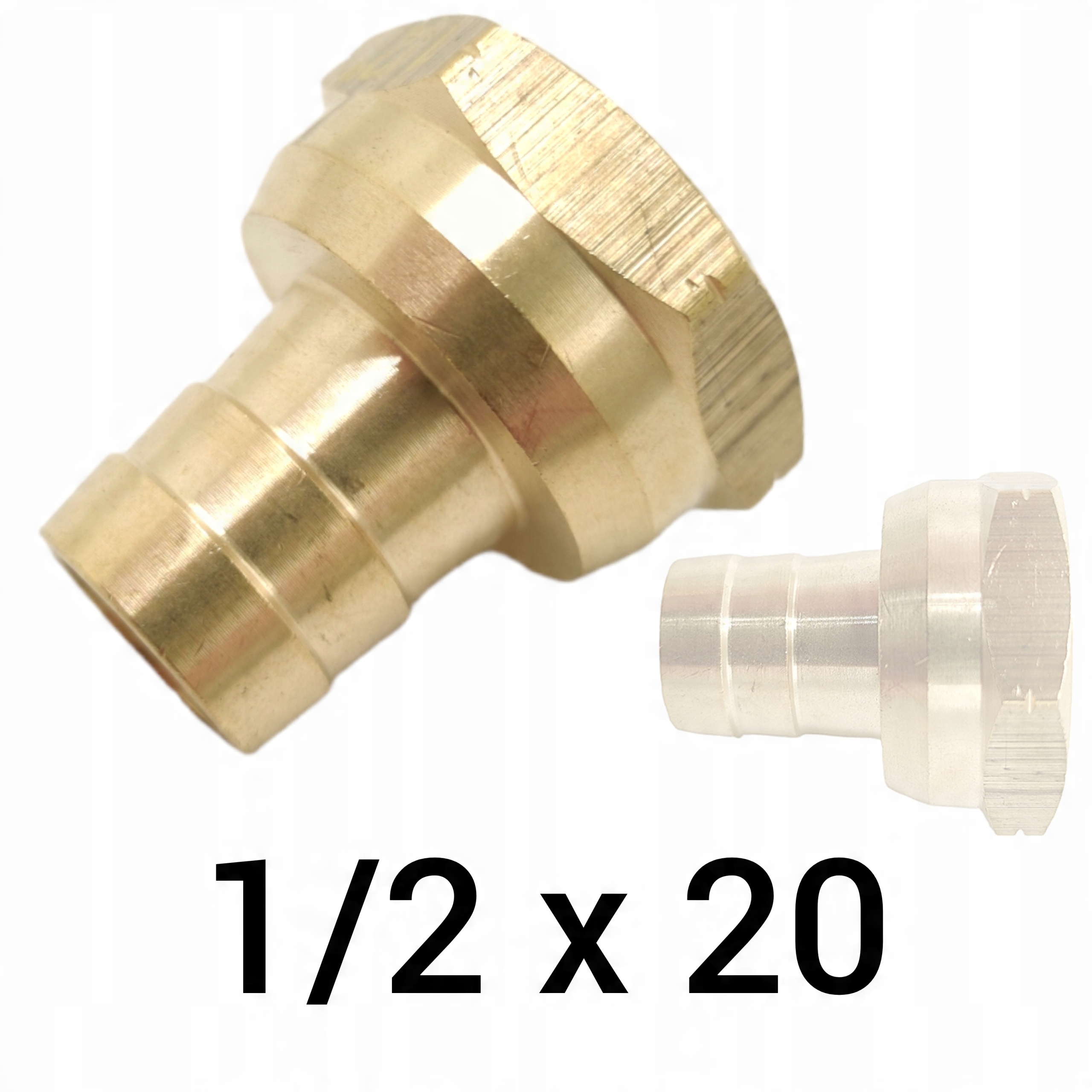 

Złączka Do Węża 1/2 X 20 MM Końcówka Króciec Gw