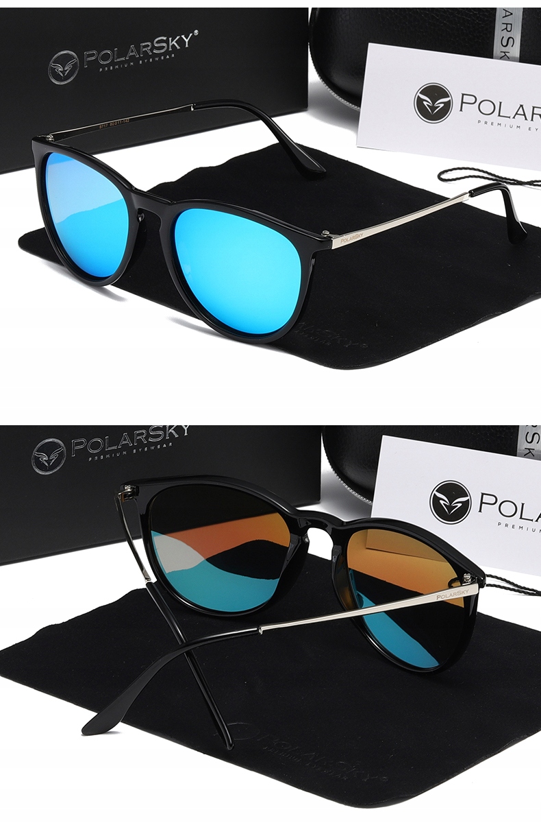Okulary przeciwsłoneczne UV lekkie kocie POLARSKY — 12