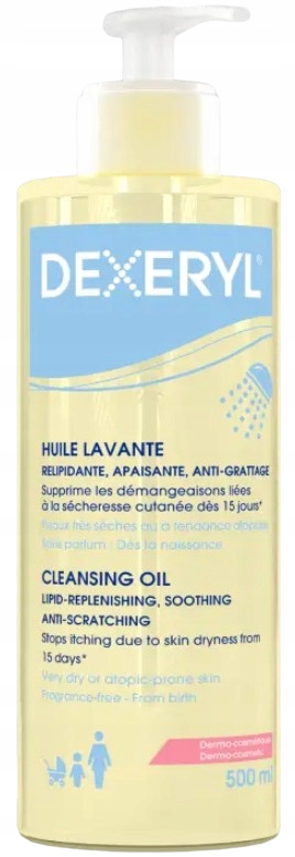 Dexeryl Olejek do mycia łagodzący przeciw drapaniu 500 ml