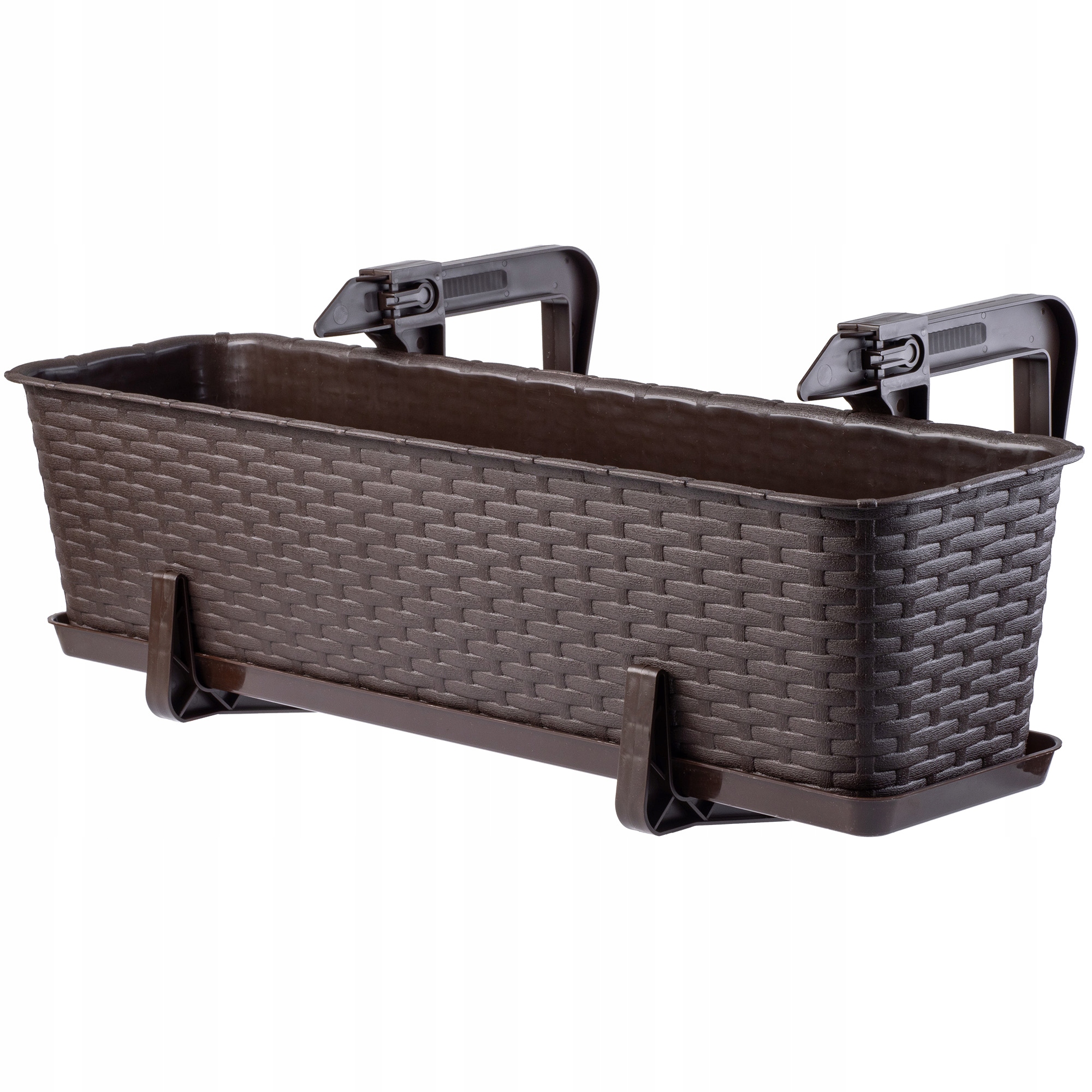 

Skrzynka Balkonowa Doniczka Uchwyty Podstawka 60cm