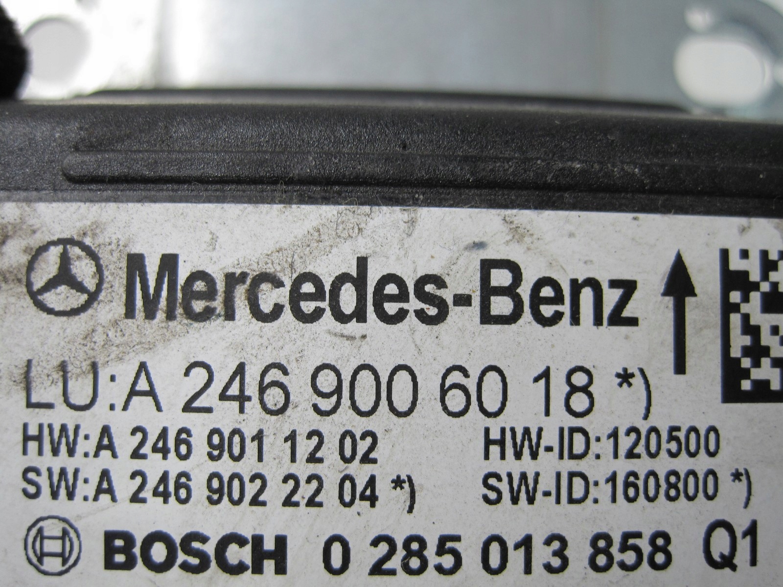 Moduł sensor AIRBAG Mercedes B-klasa A2469006018 Producent Mercedes-Benz OE