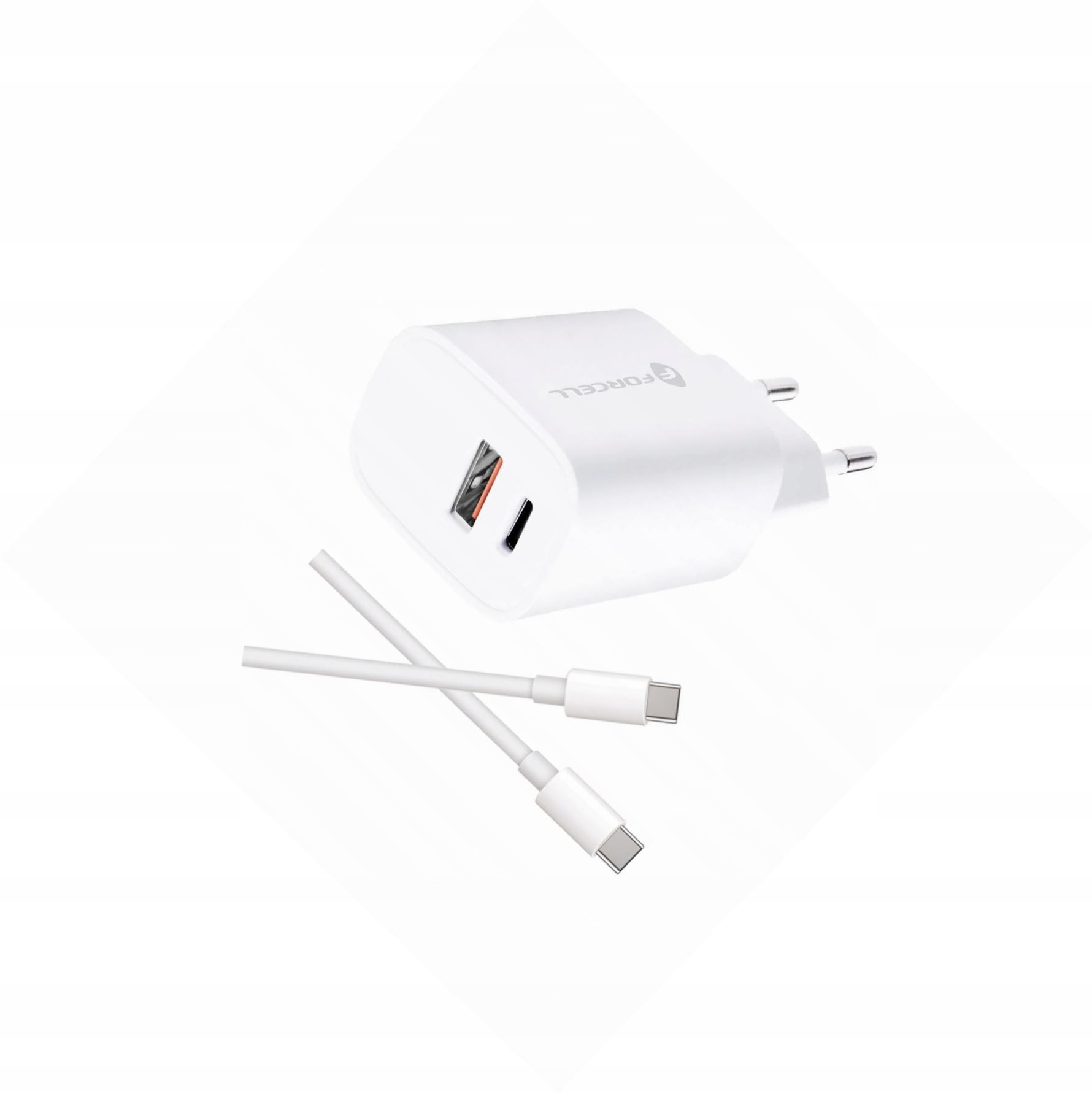 Szybka ładowarka 30W 2 wejścia z kablem Usb-c do Samsung A22 4G